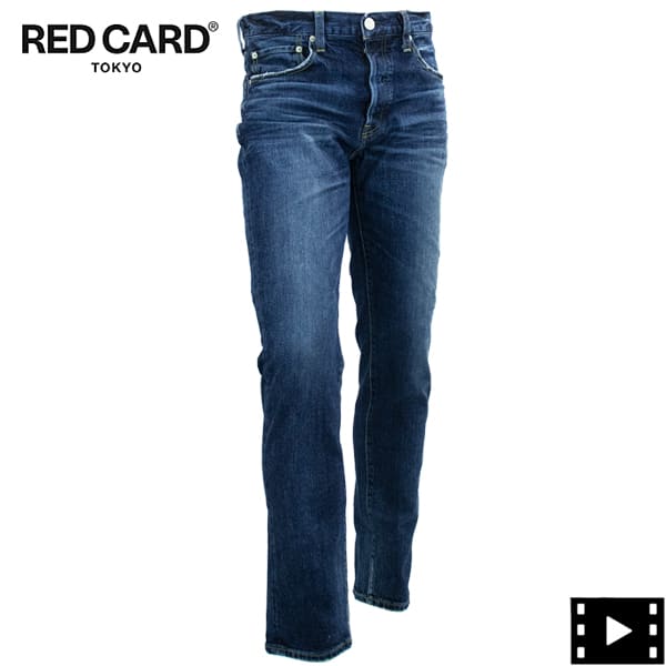 レッドカード トーキョー デニム メンズ ストレッチ スリムテーパードデニム リズム RED CARD TOKYO Rhythm RED kita Vintage Dark 7186301kvd DARK IND