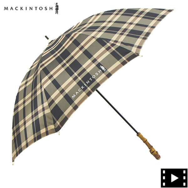 楽天市場】マッキントッシュ 傘 晴雨兼用 バンブーハンドル 長傘