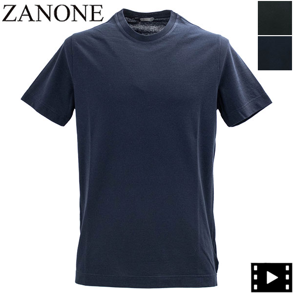 Tシャツ・カットソー ZANONE SS25 Shirts (815137 ZG380Z0542) ZANONE（ザノーネ）アイスコットンクレープS/Sクルーネック