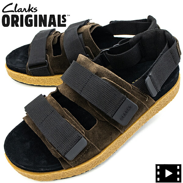CLARKS オリジナルズ ベルクロ サンダル トレック ビーサン 楽天市場】Clarks(クラークス) ATL TREK SEA SANDAL @8color