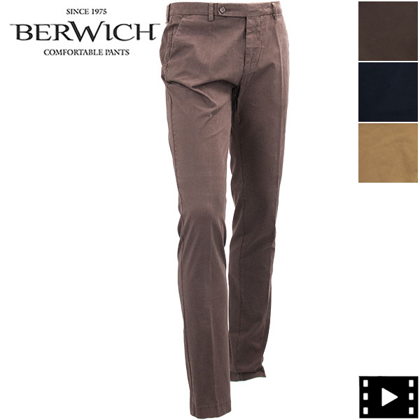 ベルウィッチ ズボン下 メンズ 伸ばすこと綿織物 スリムテーパードチノパン BERWICH JMORELLO BRW GD TS0001X BE232UAMOLELGTS0001