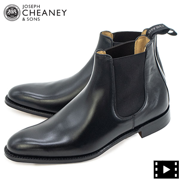 JOSEPH CHEANEY & SONS スエードショートサイドゴア 紺7F CHEANEY - JOSEPH CHEANEY & SONS スエードショートサイドゴア