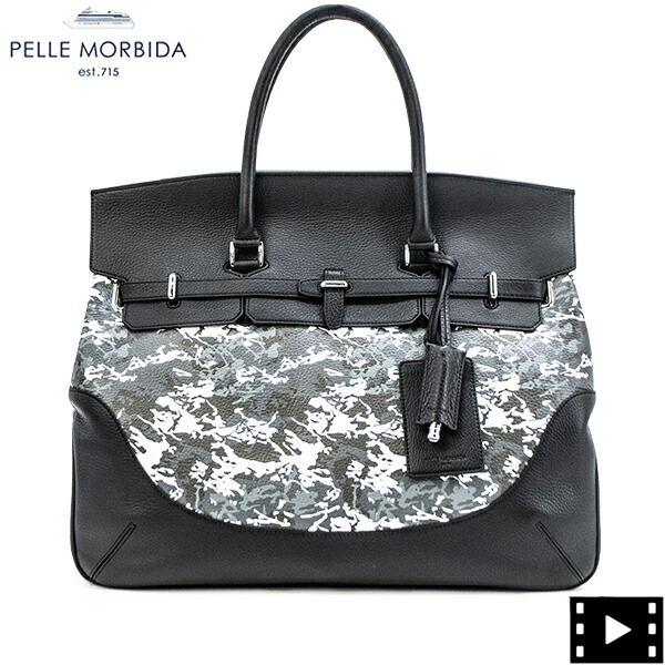 ペッレモルビダ 御徒面子 なめし革 化けの皮 被せ付ボストンバッグ ゴルフ御徒面子 PELLE MORBIDA Maiden Voyage PMO-MMB025 PMO CAMOUFLAGE