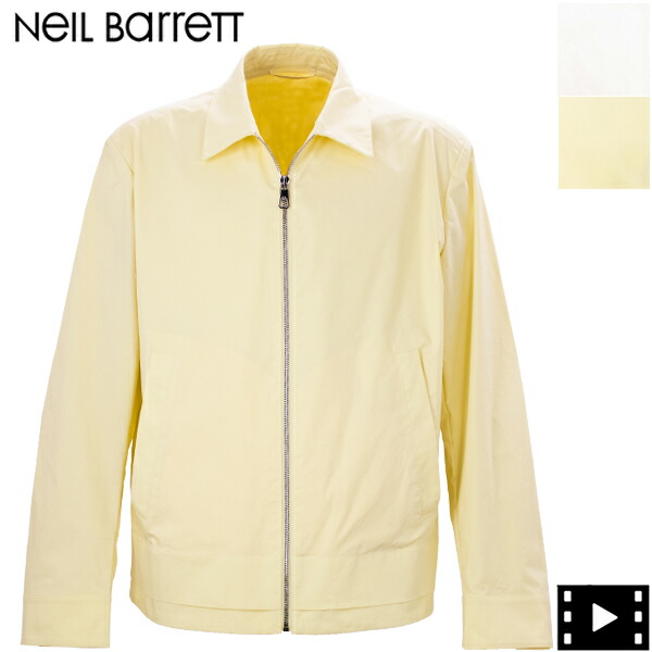 【セール 半額以下】ニールバレット ブルゾン メンズ ジップアップ ドリズラージャケット NEIL BARRETT 4138-161034A037 NBT BOMBER SHIRT【返品交換不可】special priceBM