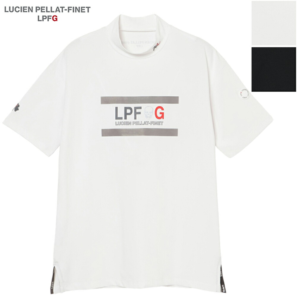 LUCIEN PELLAT-FINET LPFG 半袖　モックネック　総柄 lpjwe0002601.jpg