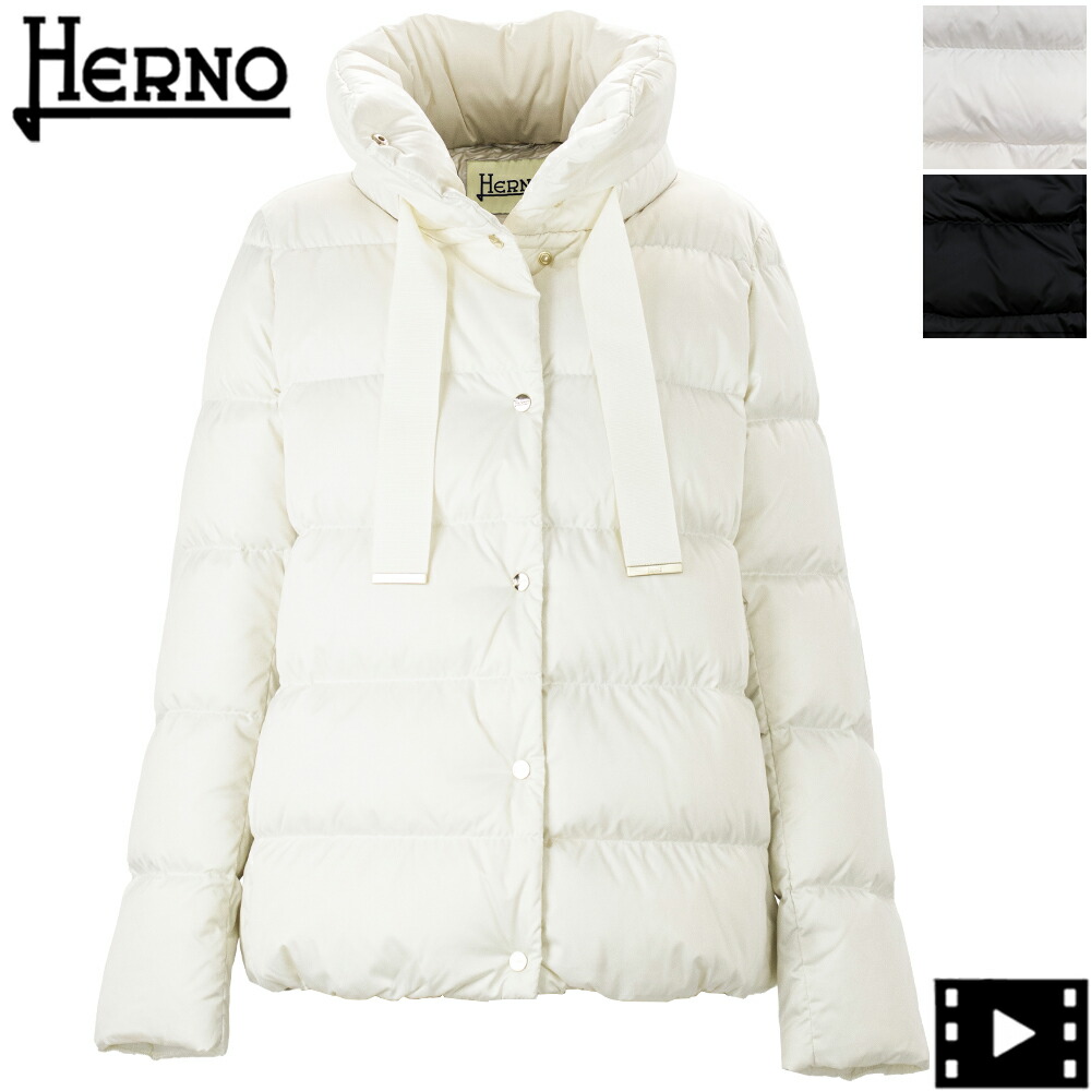 楽天市場】HERNO ヘルノ ダウンコート POLAR-TECH ブラック PI001795D