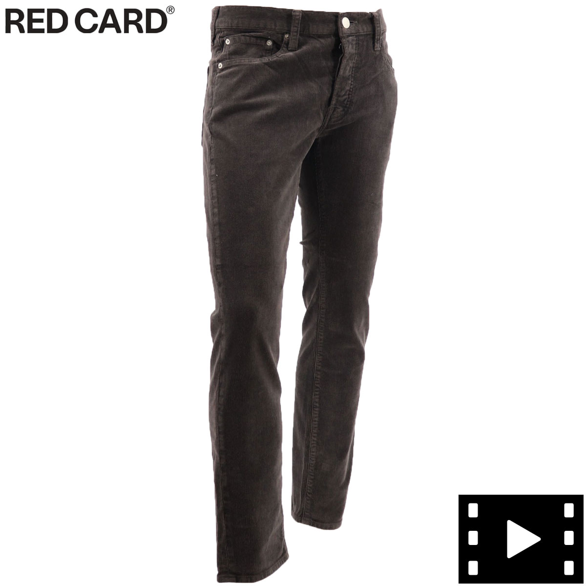 楽天市場 レッドカード Red Card メンズ リズム ストレッチ コーデュロイ スリムテーパードパンツ Rhytm Slim Tapered Dol Khaki Grey グレー ラグラグマーケット