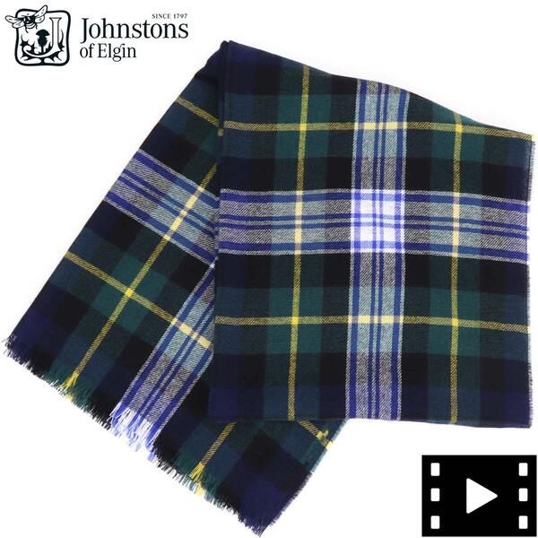 楽天市場 ジョンストンズオブエルガン ストール カシミア100 タータンチェック柄 大判 ストール Johnstons Of Elgin Wa1174 Ku0312 Dress Gordon グリーン ラグラグマーケット