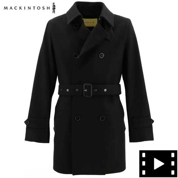 楽天市場 マッキントッシュ Mackintosh メンズ ウール 8b ベルテッド トレンチコート フェトラー Fetlar a Black ブラック ラグラグマーケット