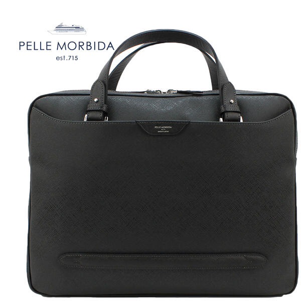 PELLE MORBIDA 型押しレザー1ルームブリーフケース holdmeback.com