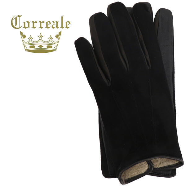 公式 コレアーレグローブス Correale Gloves メンズ ラムスエード シープスキン ナッパレザー カシミア タッチパネル対応 グローブ 手袋 Crm 6063 ブラック 早割クーポン Ablph Gameface Ph