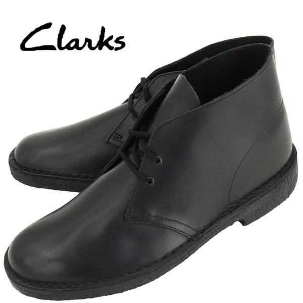 楽天市場 クラークス オリジナルズ Clarks Originals メンズ レザー デザートブーツ Desert Boot Black Polished ブラック ラグラグマーケット