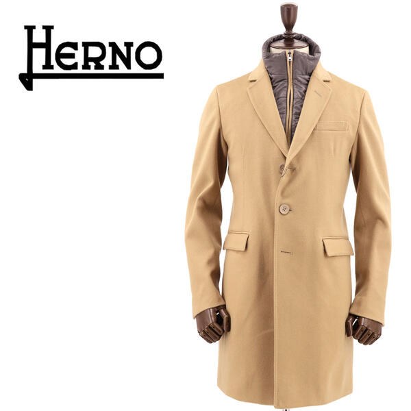 新春セール ヘルノ Herno 3b メンズ 中綿入り 中綿入り カシミヤ 2way 3b メンズ チェスターコート Ca0091u 380 1 C O 2150 ベージュ 返品交換不可 Special Priceam ラグラグマーケット 新春セール 国内正規品 即日発送