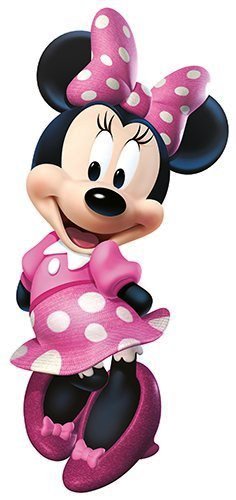 超爆安 ピールアンドスティック ピンク Minnie ウォールステッカー ミニーちゃん ルームメイト ディズニー Mouse 壁紙 装飾フィルム