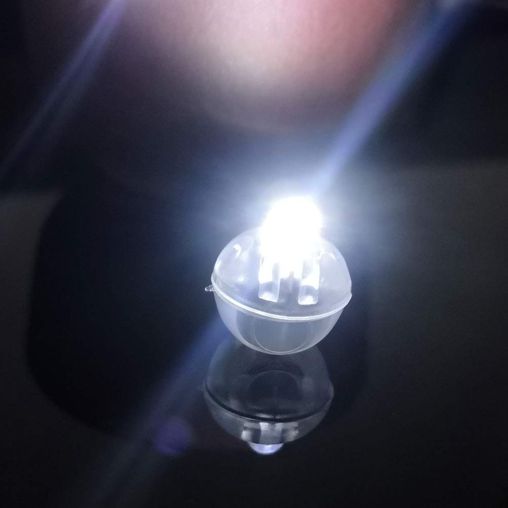 Accmor風船ライトフィールド 50個 Diy 手作り 飾付けるに Ledミニラウンド毬 インテリア お水のまっただ中にも 風船 新聞紙提灯 バルーンパーチー 縁定 装飾入用の長長しい控える分ボールライト 白 ハロウィン クリスマス Acilemat Com