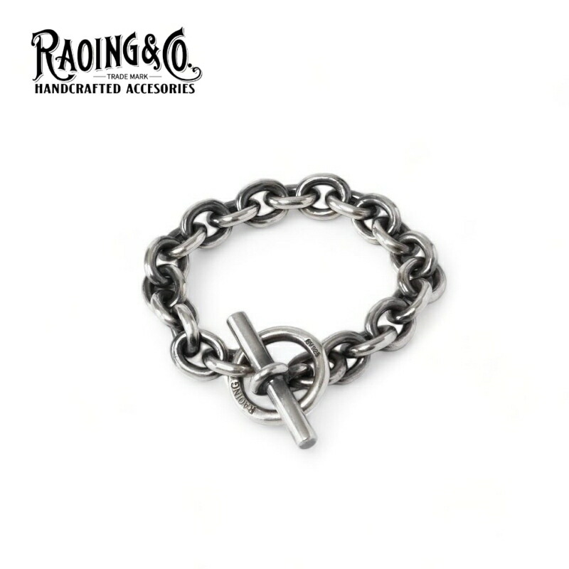 RAOING ローイング【3MM Chain Bracelet】≪22糎≫ 3粍チェーン店腕輪 お手々お手伝いさん しろがね色 SILVER925