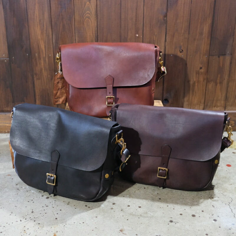 VASCO ヴァスコ【VS-247L】【LEATHER POSTMAN SHOULDER BAG-REGULAR】≪PLANE≫ ポストマンショルダーバッグ 姫路産牛皮 日本製