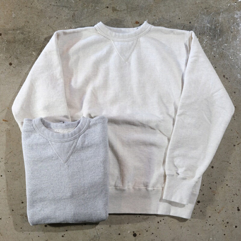 ORGUEIL オルゲイユ【OR-9110】【Loop Wheel Sweat】ループウィールスウェット 吊り編み クルーネック Tバック切替 COTTON100% 日本製