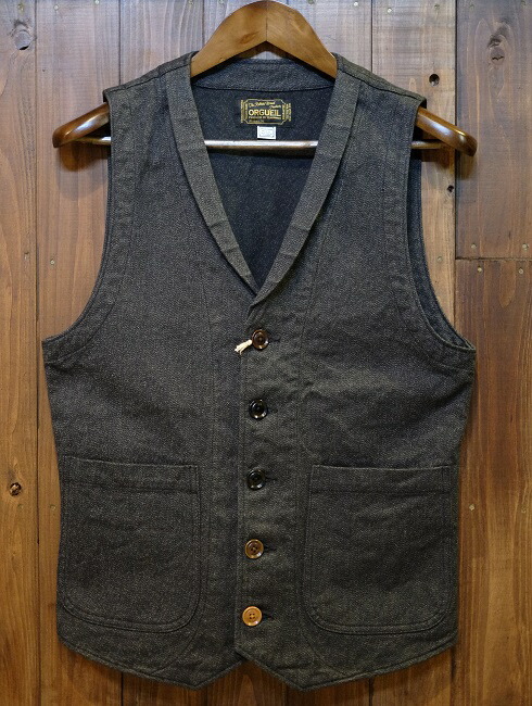 ORGUEIL オルゲイユ【OR-4009】【Gilet】ジレ より良い 3天下太平 COTTON100% 日本製