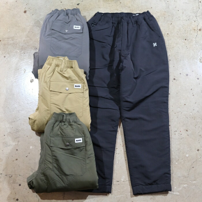 BLUCO ブルコ【157-41-046】【NYLON SEEP BOA PANTS】ナイロンシープボアパンツ 防寒パンツ