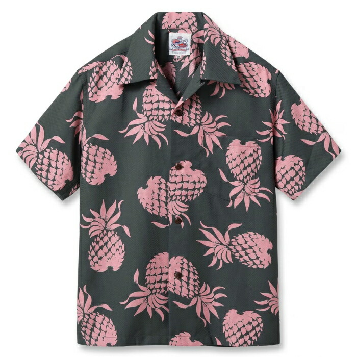 SUNSURFサンサーフ【DK39398】【DUKE KAHANAMOKU COOLMAX HAWAIIAN SHIRT “DUKE\u0027S PINEAPPLE” 】デュークカハナモク パイナップルアロハシャツ クールマックス