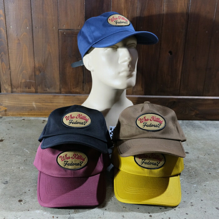 Mr.FATMAN ミスターファットマン【WAPPEN TWILL CAP】ワッペンツイルキャップ サイズ調節可能 日本製