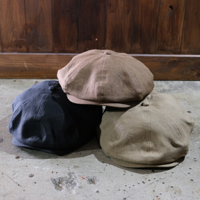 Mr.FATMAN ミスターファットマン【LUCKY DAN FRENCH LINEN】 ラッキーダンフレンチリネン キャスケットハンチング 日本製