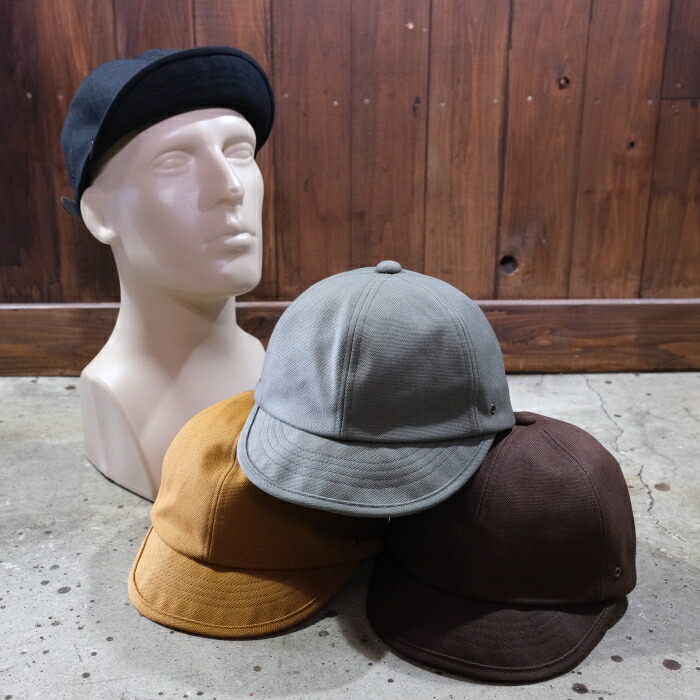 BRIDGECAP ブリッジキャップ【TYPE2 OX】 アンパイアキャップ ショートブリム オックスフォード COTTON100％ Mr.FATMAN ファットマン