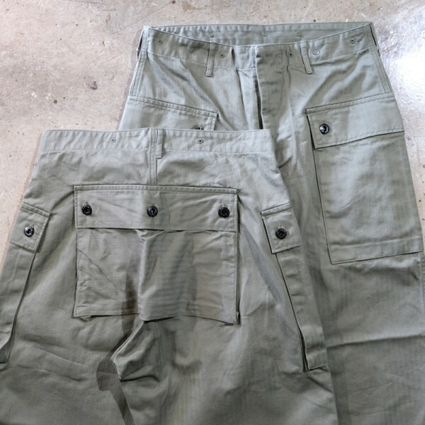 TCB jeans ティーシービージーンズ 【Crawling Pants / USMC M-44】 クローイング パンツ モンキーパンツ 軍パン ミリタリー コットン100%