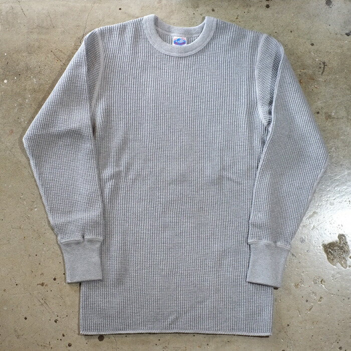 JELADO ジェラード 【AB94237S】【Mega Thermal Crew Neck】≪ソルト\u0026黒コショウ≫ メガサーマル 労働者の一団素っ首 COTTON100% 日本製