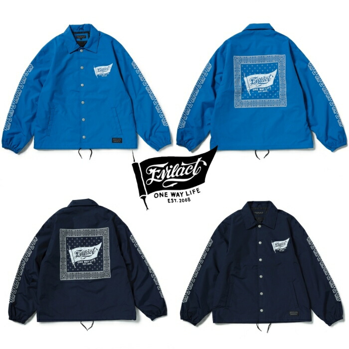 EVILACT イーブルアクト【EA26-ACT1-J03】【BANDANA COACH JKT】バンダナコーチジャケット ウィンドブレーカー｜LAHAINA