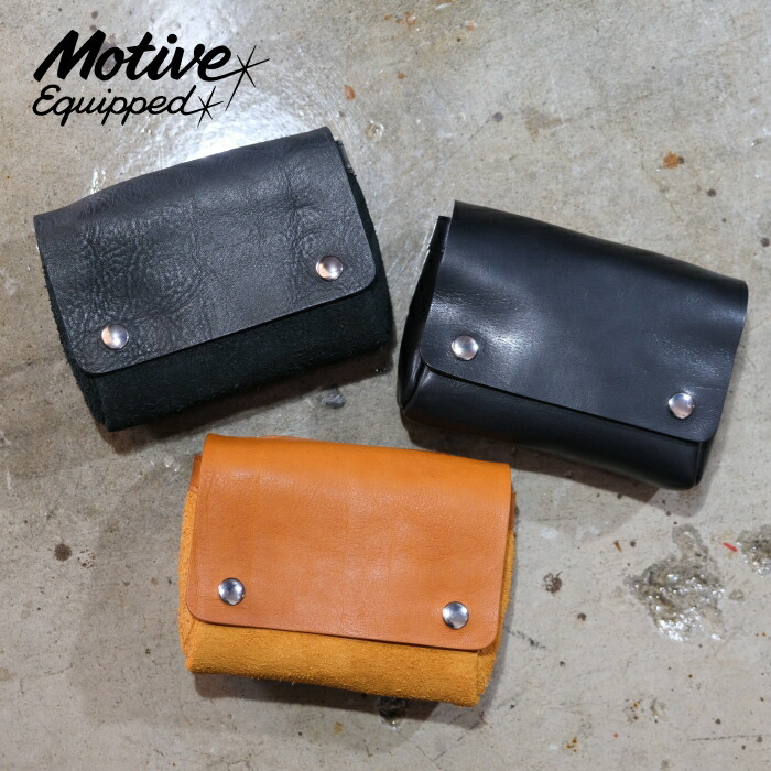 MOTIVE EQUIPPED モーティヴ イクイップド【MOTIVE MULTIPLE BAG】牛革 COW HIDE マルチバック ETCケース ポーチ  MADE IN JAPAN