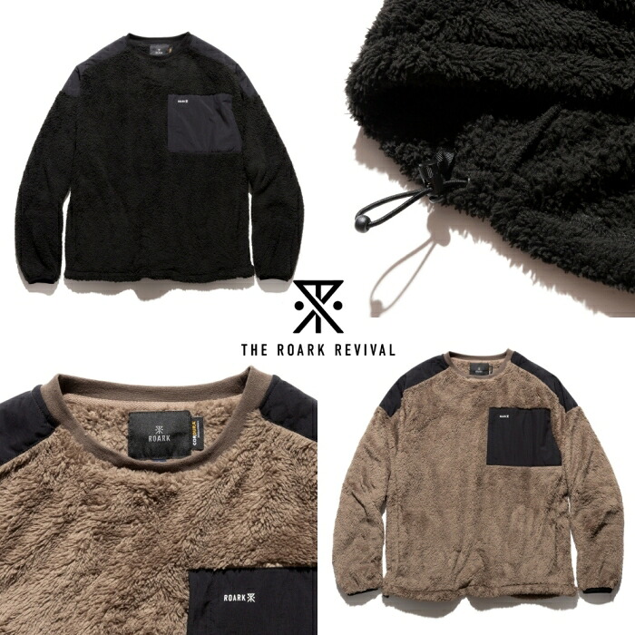 ROARK REVIVAL ロアーク リバイバル【RJJ1160】【GEN3 FLEECE S/C JACKET 2.0】 フリースジャケット コーデュラナイロン スタンドカラー ポリエステル