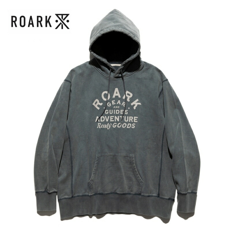 ROARK ロアーク 【RSWJ1100】【"GEAR & GUIDES" P/O HOODIE SWEAT】プルオーバーフーディスウェット エイジング加工 12.5oz COTTON100%｜LAHAINA 10,395円