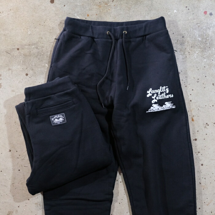 Langlitz Leathers ラングリッツレザーズ【Sweat Pants】≪TypeA≫スウェットパンツ 裏起毛度端っこ オリジナルヘヴィーウェイトボディ