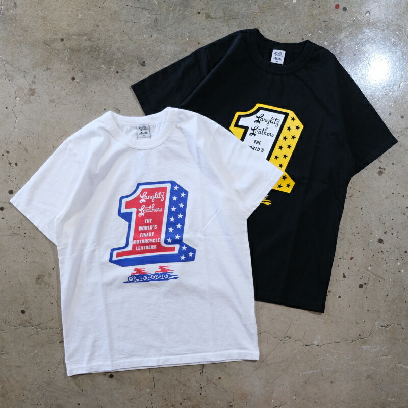 Langlitz Leathers ラングリッツ レザーズ【S/S T-Shirts】≪LL310≫ 刷り上げる 半袖ティーシャツ COTTON100％ 日本製 MADE IN JAPAN