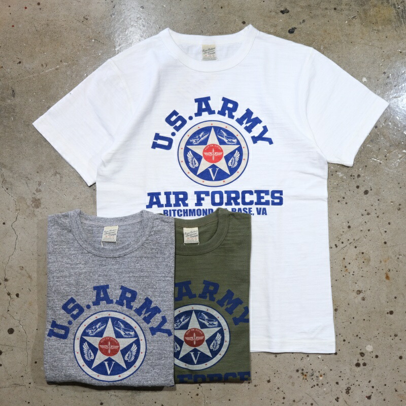 BUZZ RICKSON’S バズリクソンズ【BR79559】【SLUB YARN T-SHIRT USAAF】スラブTシャツ ミリタリー 天竺 COTTON 日本製