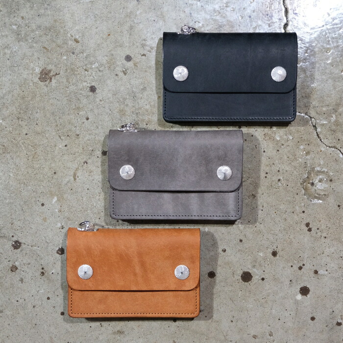 MOTOR モーター【RLW8R】【TRACKER’S MIDDLE WALLET】≪イタリアンバケッタ≫ 財布 シルバーコンチョ ミドルトラッカーウォレット ロング