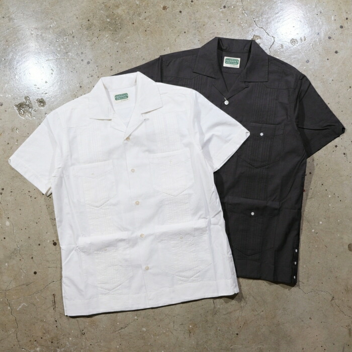 Pherrow`s フェローズ【26S-PCS1】キューバシャツ 半袖シャツ COTTON100% MADE IN INDIA 13,376円