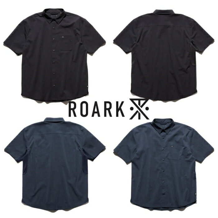 ROARK ロ弧線【RWJD1220】【DELTA QD S/S SHIRTS】 半袖プルオーバー 吸水速乾 ポリエステル100％