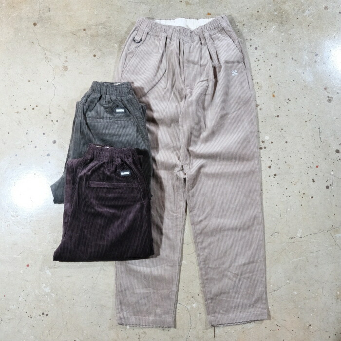 BLUCO ブルコ【155-41-037】【CORDUROY EASY WORK PANTS】コーデュロイイージーワークパンツ 太畝 COTTON100％