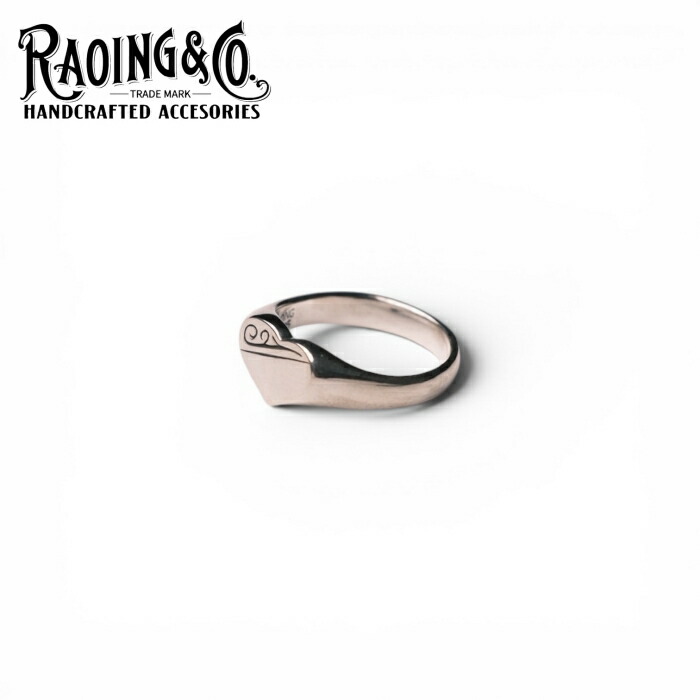 RAOING ローイング【Classic Heart Ring】クラシックハートリング 指環 御手々御手伝いさん しろがね色 SILVER925