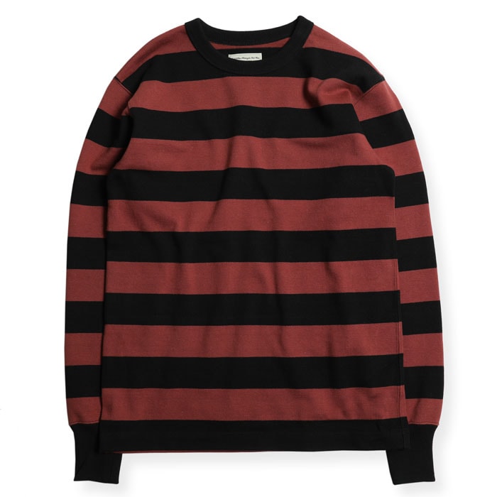 WEST RIDE◇カットソー/38/コットン/RED/ボーダー WEST カットソー⁄38