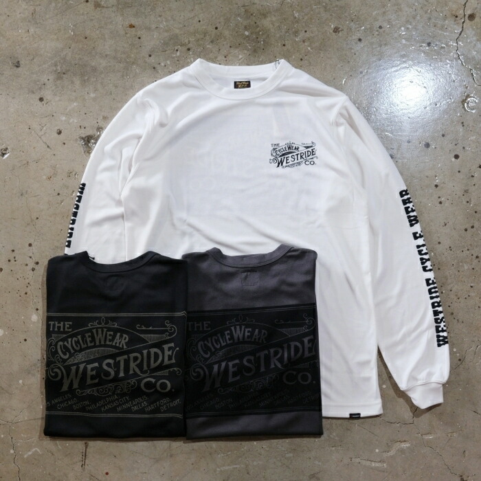 楽天市場】WESTRIDE ウエストライド【POWER DRY LONG TEE-2】≪POWER