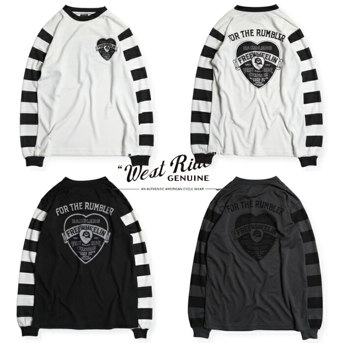WESTRIDE ウエストライド【POWER DRY BORDER SLEEVE LONG TEE】パワードライ ボーダースリーブ L/STシャツ メッシュ長袖Tシャツ 速乾素材｜LAHAINA