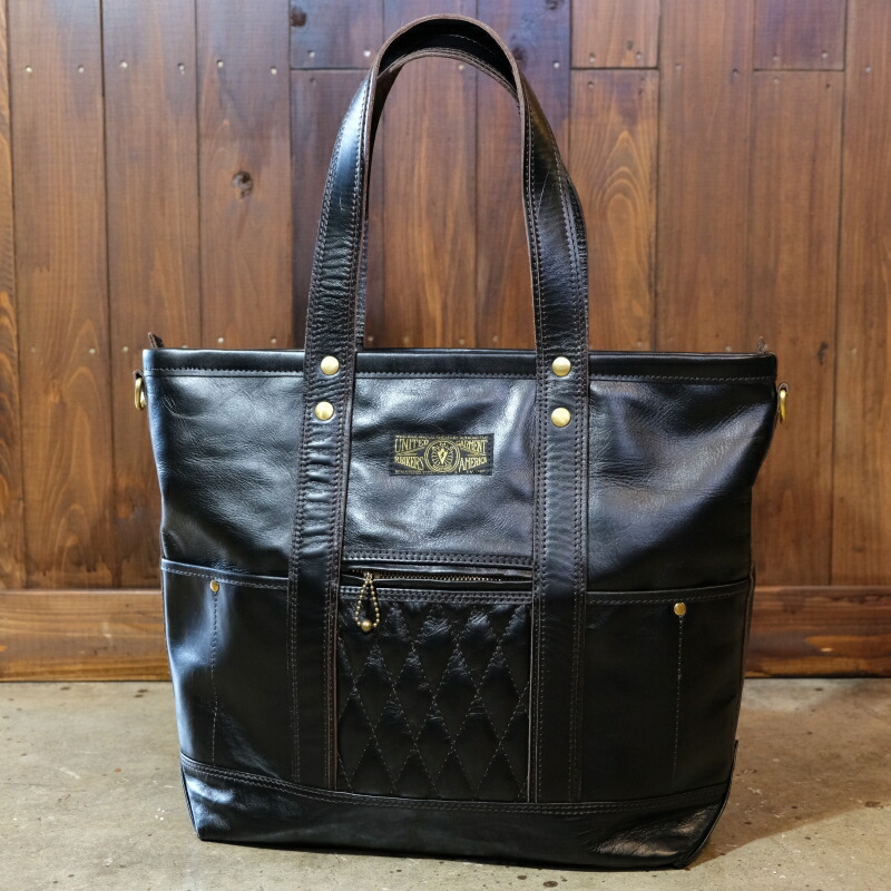 楽天市場】WESTRIDE(ウエストライド)PADDED TOTE BAG LEATHER -BLK/BRN