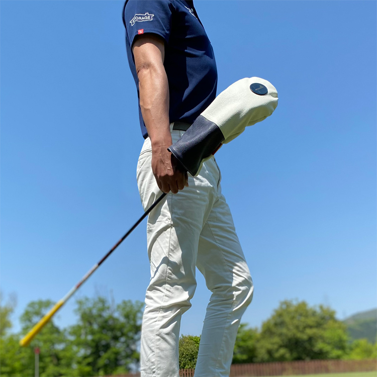 ラヘラ公式ショップ Lahella Golf ラヘラゴルフ バイカラー ヘッドカバー 1w ドライバー用 日本製 本革 牛革 イタリアンレザー レザー 高級 かっこいい おしゃれ ネイビー 紺 グリーン ホワイト ゴルフ 目立つ デザイン Rvcconst Com