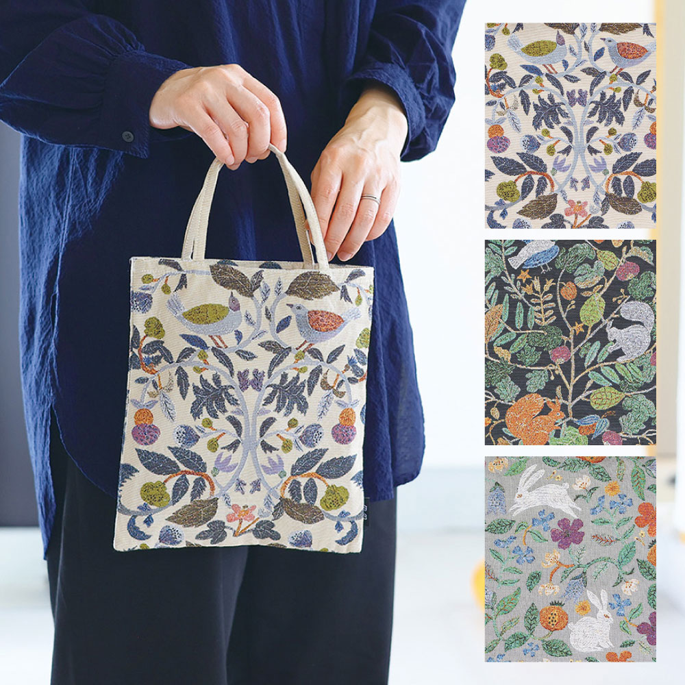 楽天市場】松尾ミユキ レクタングル ミニトートバッグ プランツ 11064