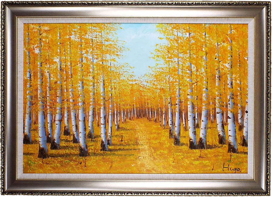 油絵 額縁 金縁 アート インテリア パリ
