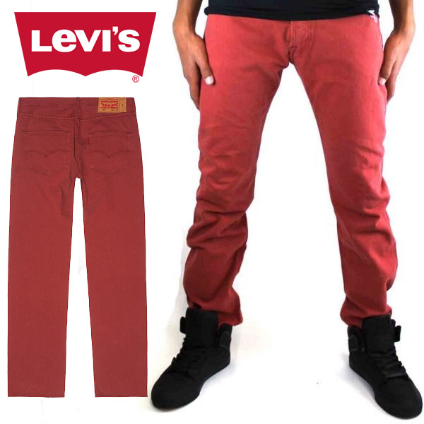 red levis jeans mens